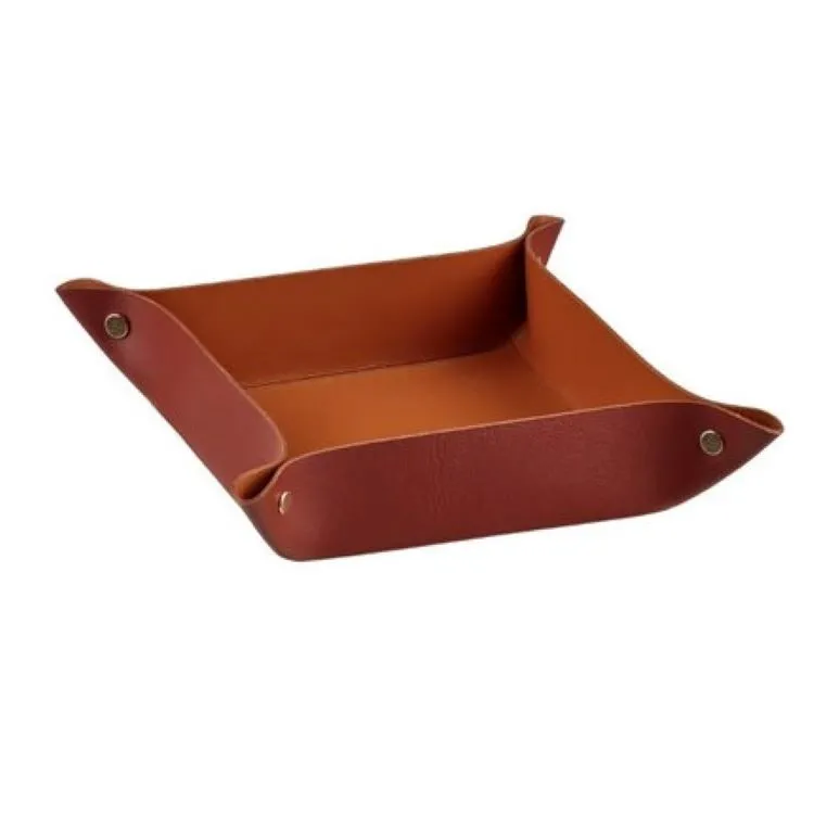 Porta oggetti Bordeaux/Cognac, 14X14 H5 serie ADJ codice prod: BADJ0109-3009 product photo