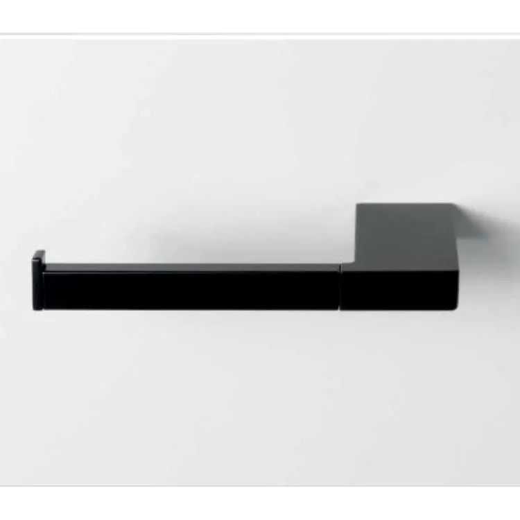Porta rotolo sinistro nero opaco serie Miniq codice prod: B5008SNM product photo