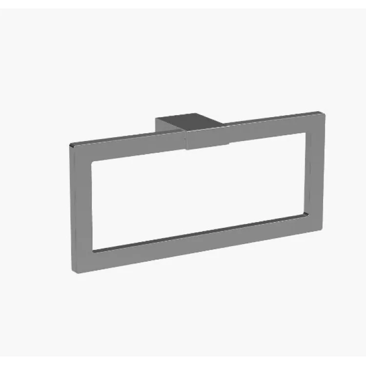Porta salviette ad anello cromato serie Miniq codice prod: B50310CR product photo