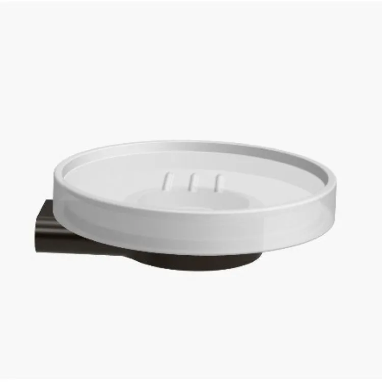Portasapone vetro acidato grafite matt serie Mini codice prod: B40010GM-VAN product photo