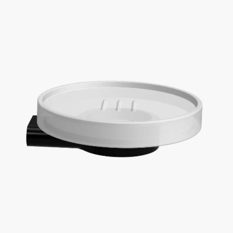 Portasapone vetro acidato nero matt serie Mini codice prod: B40010NM-VAN product photo