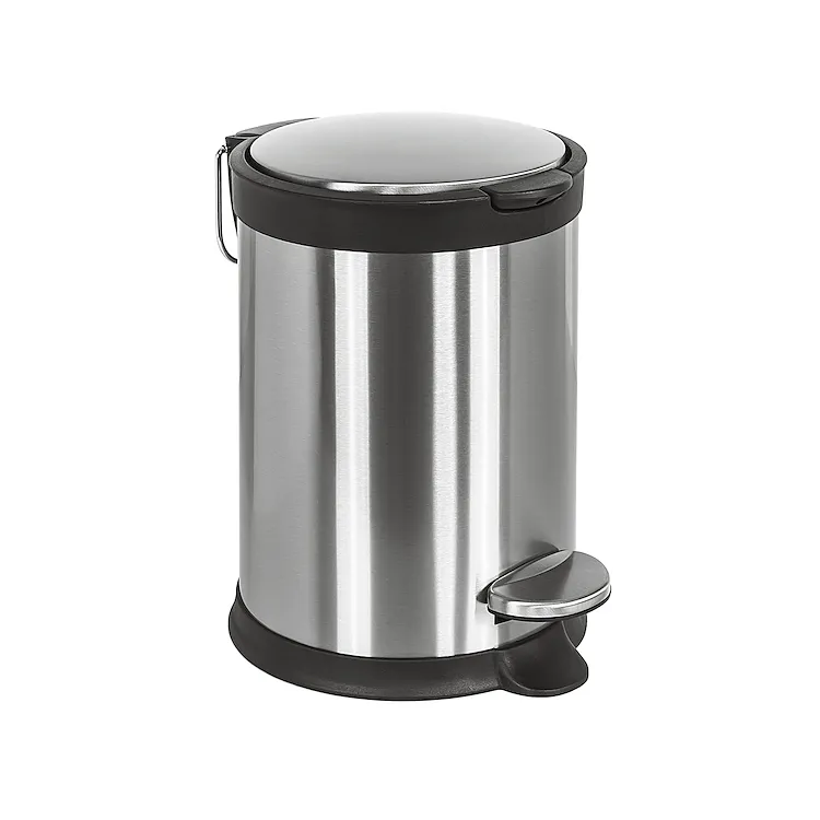 Poubelle pattumiera tonda 3 lt inox satinato codice prod: B92120IX product photo