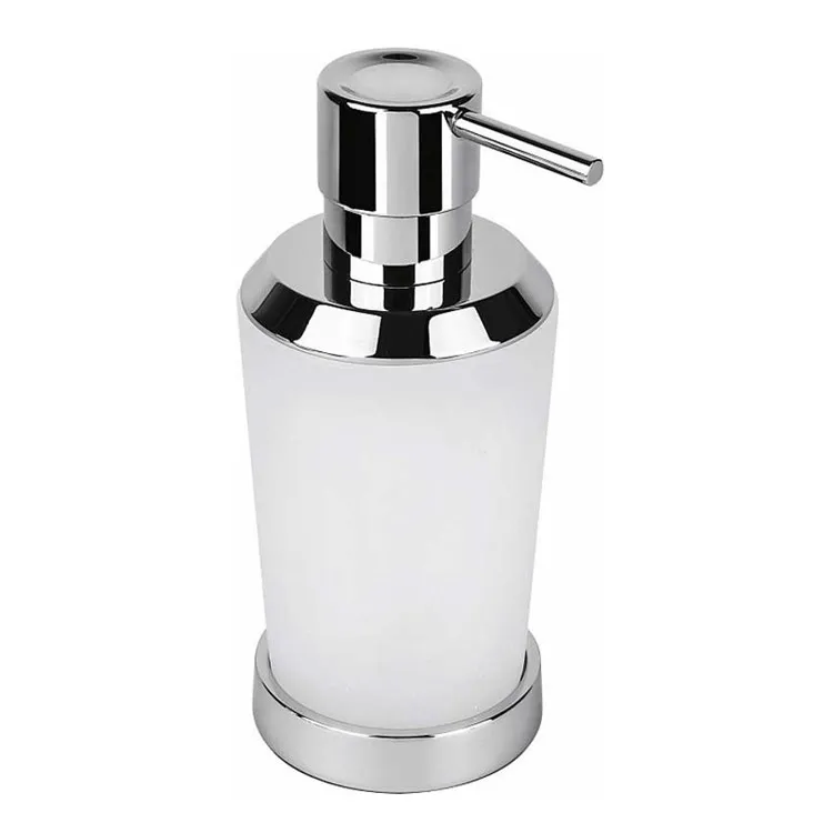 Road dispenser sapone da appoggio vetro satinato cromato codice prod: B93390CR-VAN product photo