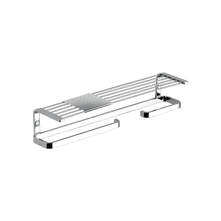 Time mensola porta salviette e porta rotolo cromato codice prod: W4276SCR product photo