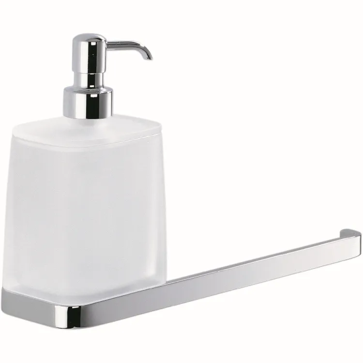 Time porta salviette 30 cm con dispenser sapone cromato codice prod: W42740CR-VAN product photo