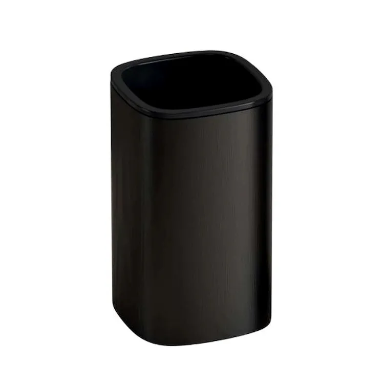 Trenta porta bicchiere da appoggio nero opaco codice prod: B30410NM product photo