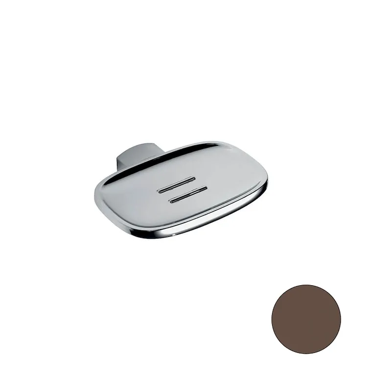 Trenta porta sapone a parete grafite opaco codice prod: B30010GM product photo