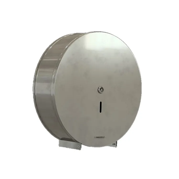 Dispenser carta igienica Jumbo maxi inox lucido codice prod: BLU7402C product photo