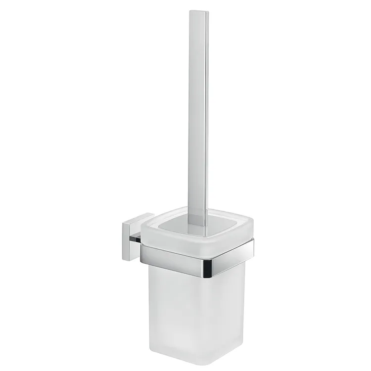 Elba porta scopino wc a parete cromato con ciuffo in setole codice prod: 0000A0331300003 product photo