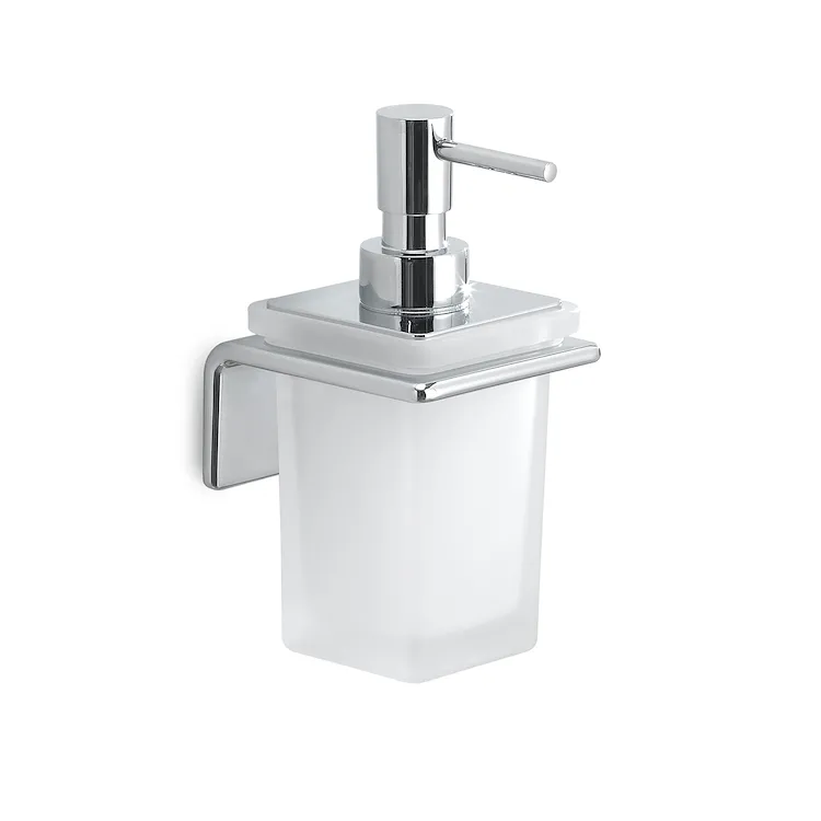Il Giglio dispenser sapone a parete cromato in vetro satinato codice prod: 0000A9811300000 product photo