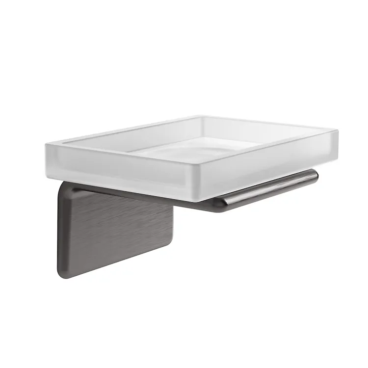 Il giglio portasapone a parete grigio lucido codice prod: 0000A9118100000 product photo