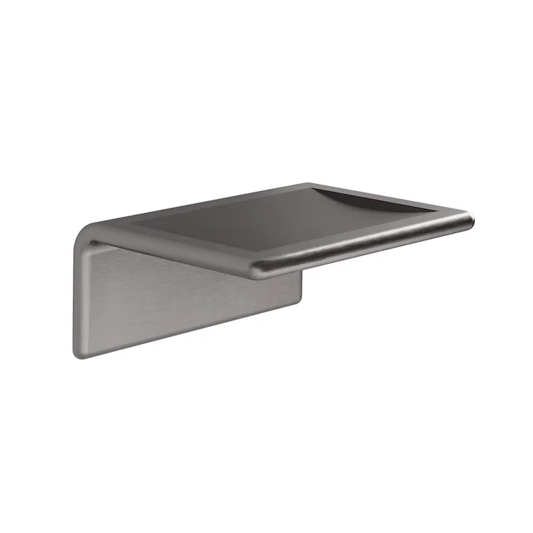 Il giglio portasapone inamovibile a parete grigio lucido codice prod: 0000A9128100000 product photo