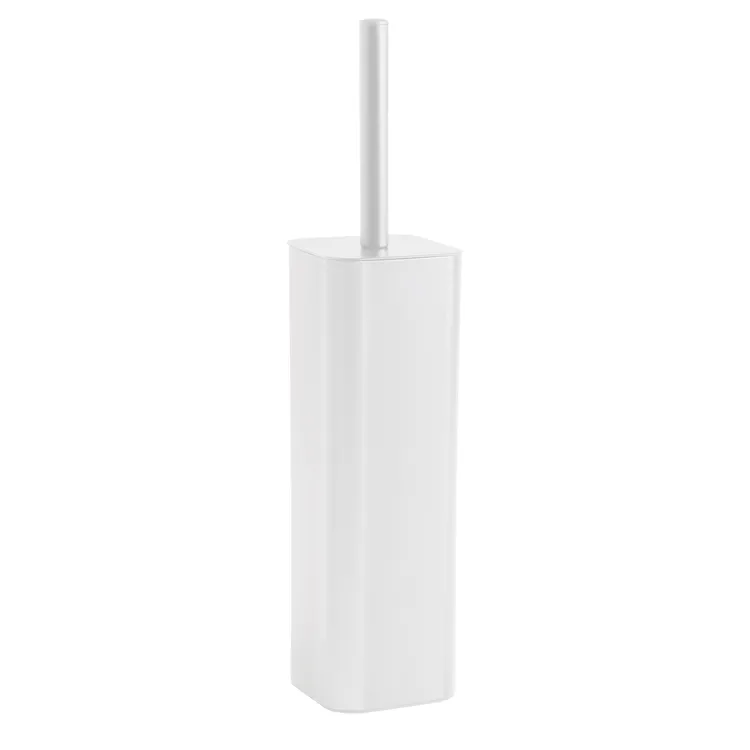 JACK portascopino da terra con ciuffi in setola bianco opaco codice prod: 000013340200000 product photo