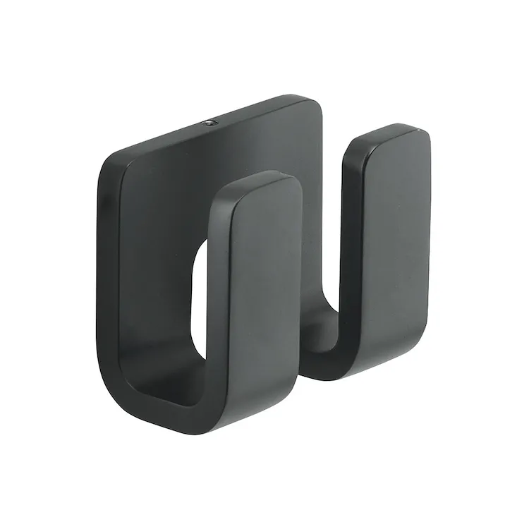 Outline gancio appendi abiti doppio nero opaco codice prod: 000032281400000 product photo