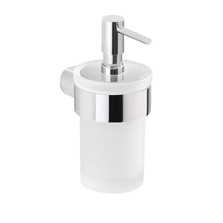 Pirenei dispenser sapone a parete cromato e vetro satinato codice prod: 0000PI811300000 product photo
