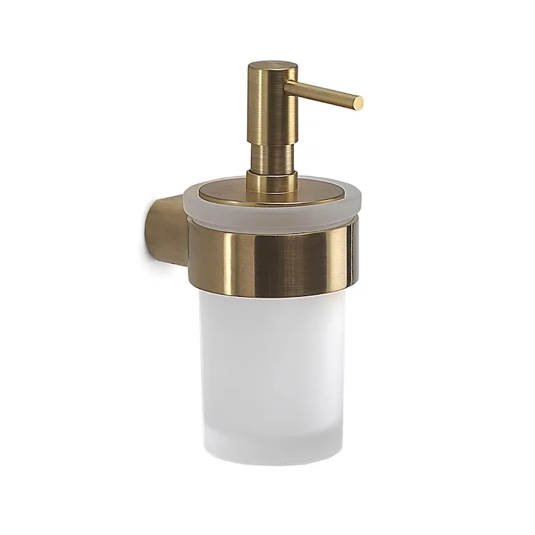 Pirenei dispenser sapone a parete oro opaco e vetro satinato codice prod: 0000PI818800000 product photo