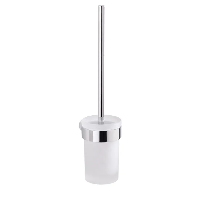 Pirenei porta scopino a parete cromato e vetro satinato codice prod: 0000PI331300003 product photo