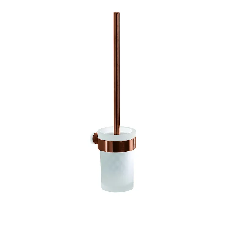 Pirenei porta scopino a parete oro rosa e vetro satinato codice prod: 0000PI338200003 product photo