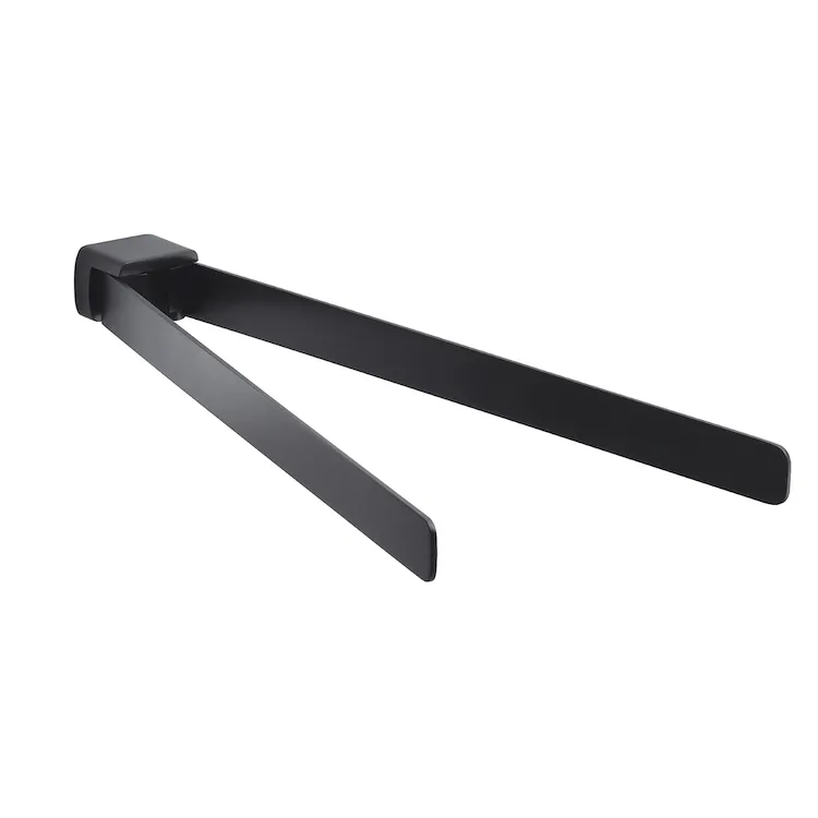 Pirenei portasalviette doppio snodo a parete nero opaco codice prod: 0000PI231400000 product photo