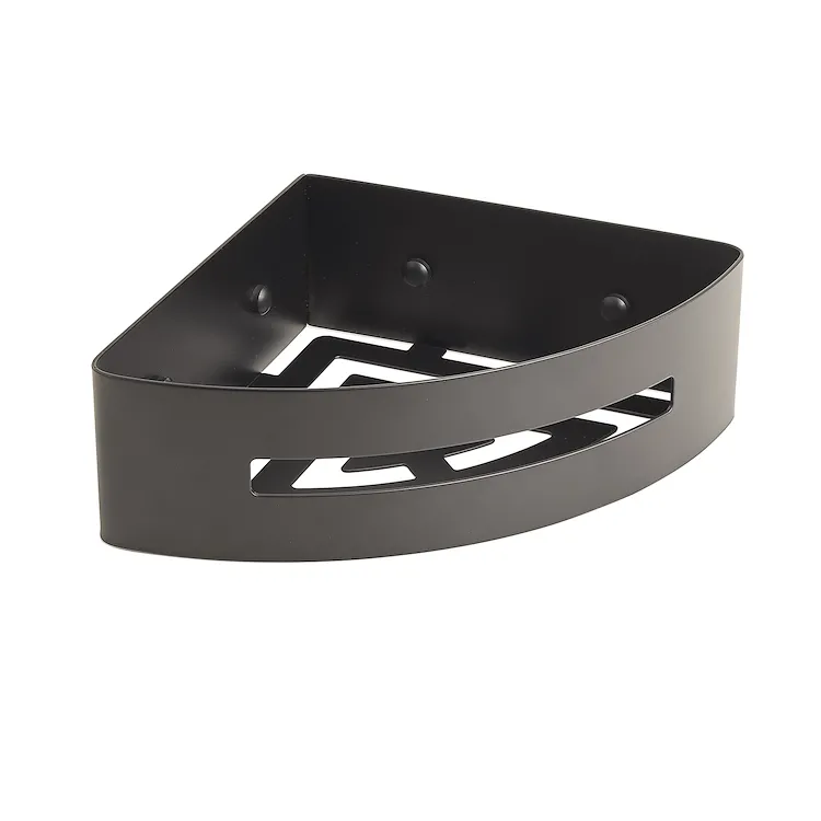 Poeseidon porta oggetti doccia angolare nero opaco codice prod: 77801400000 product photo