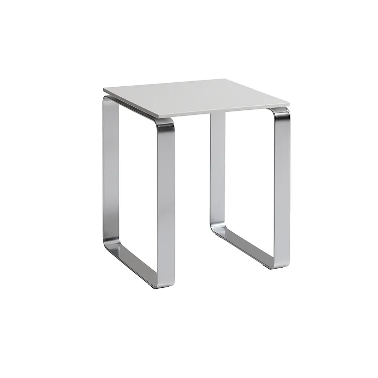 Prima Classe sgabello da bagno 43 cm con seduta bianca e gambe cromate codice prod: 000060730200000 product photo