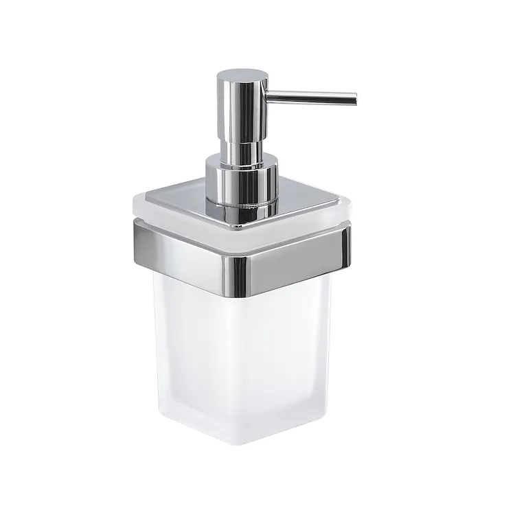 Samoa dispenser dosa sapone a parete cromato in vetro satinato codice prod: 0000A8811300000 product photo