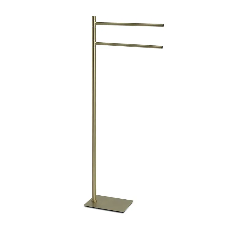 Trilly piantana porta salviette 2 bracci oro spazzolato codice prod: 0000TR318800000 product photo