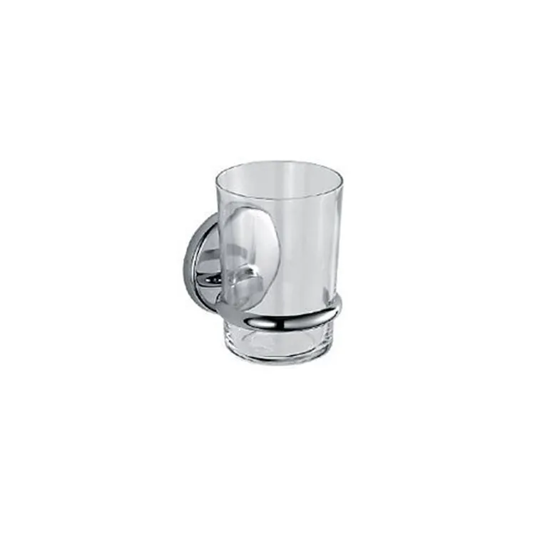 Colorella portabicchiere a parete vetro trasparente codice prod: A23100BR03 product photo