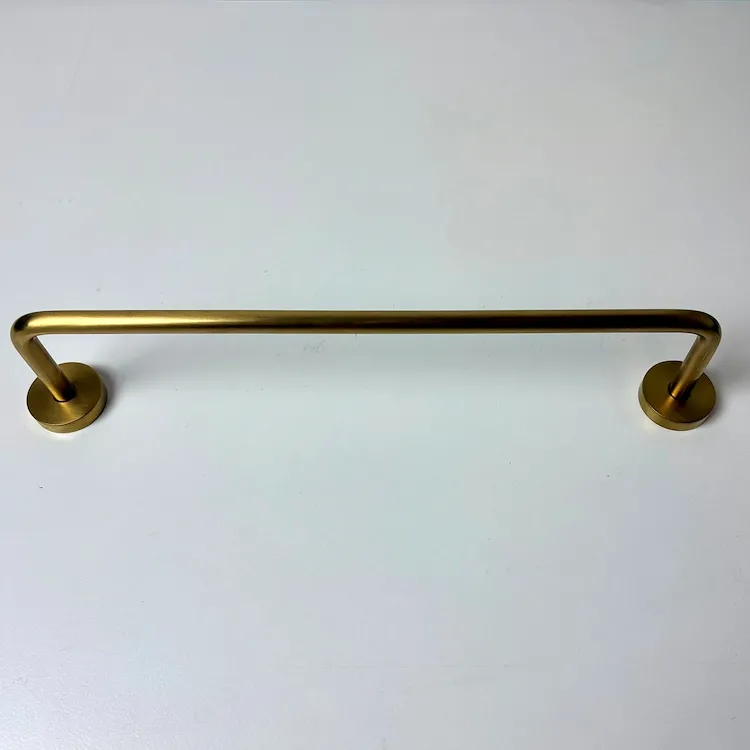 Portasalviette Oro spazzolato 48 cm Serie Tito codice prod: 7404GS product photo