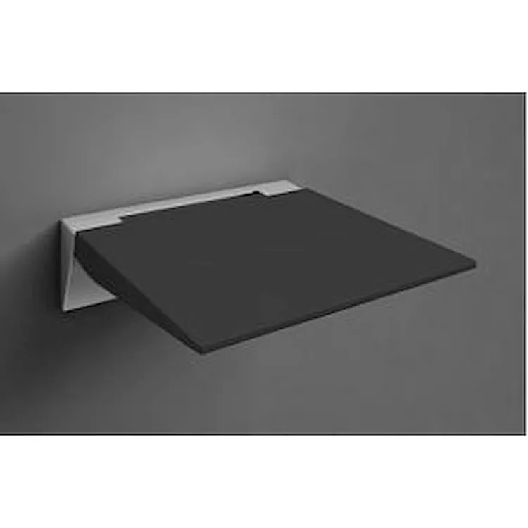 Sedile doccia ribaltabile 32x32 alluminio lucido antracite codice prod: 5468KN product photo