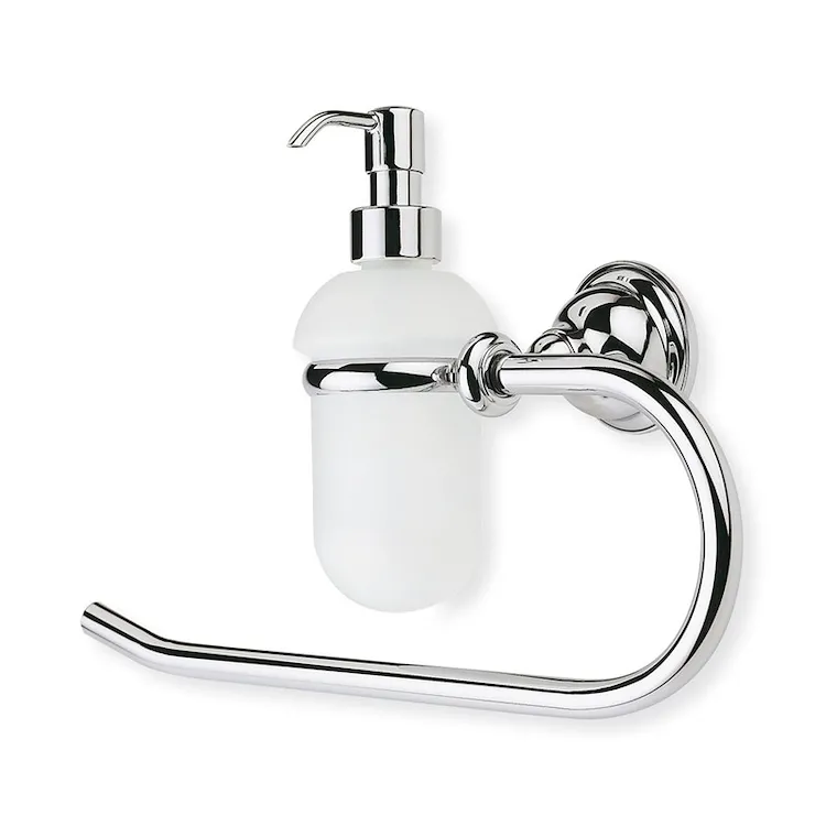 Elite anello porta salviette con dosatore satinato cromato codice prod: 000EL7908D product photo