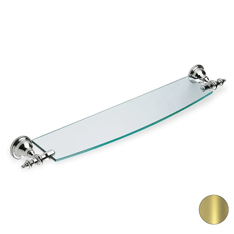 Elite mensola 70x13 in cristallo oro codice prod: 000EL0402 product photo