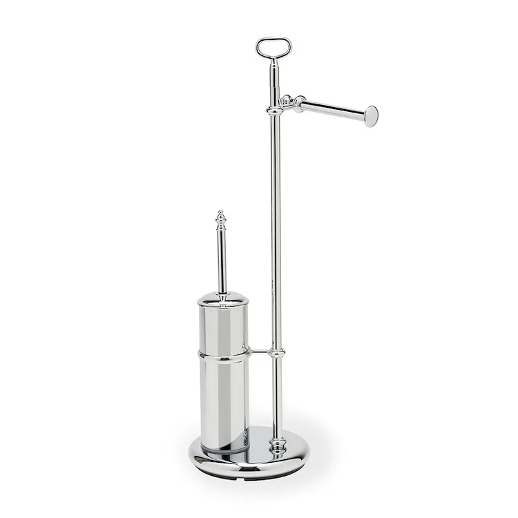 Elite piantana con porta scopino metallo cromato codice prod: 000EL2008 product photo