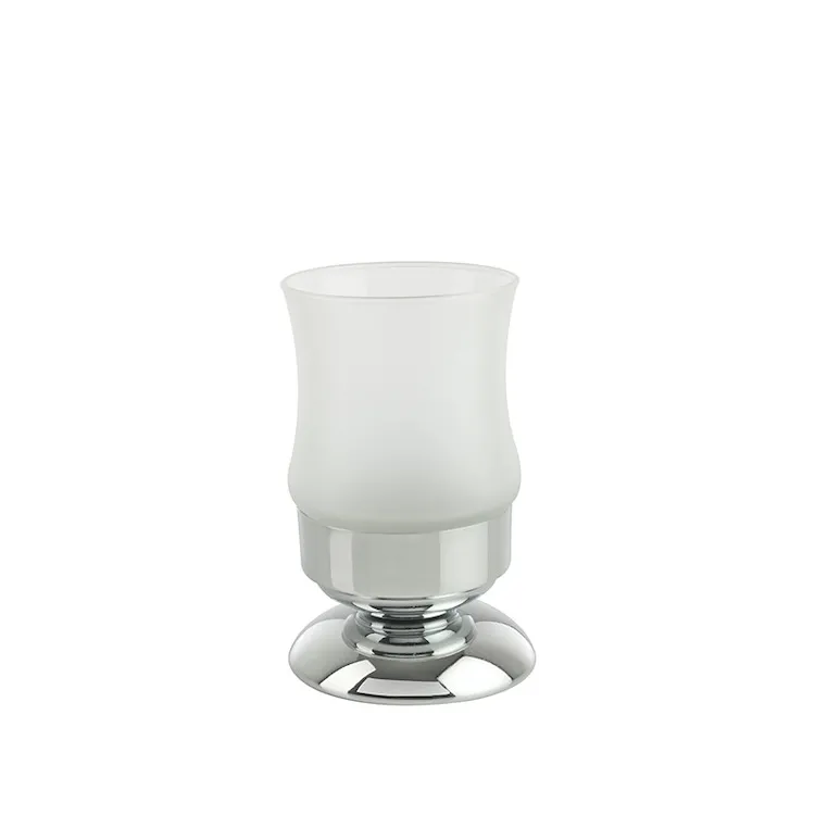 Elite porta bicchiere satinato da appoggio cromato codice prod: 000EL10AP08 product photo