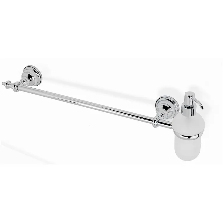 Elite porta salviette 40 cm con dosatore cromato e opaco codice prod: 000EL6908D product photo