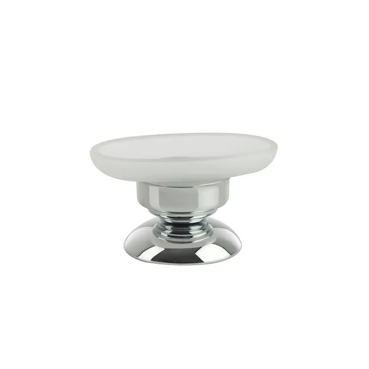Elite porta sapone da appoggio bacinella satinata base cromata codice prod: 000EL09AP08 product photo