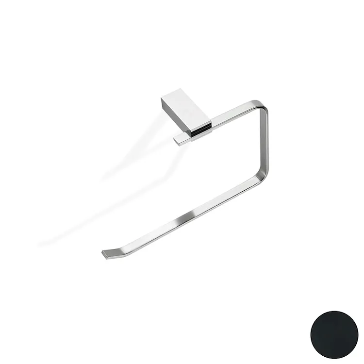 Gea anello porta salviette a parete nickel nero satinato codice prod: 000GE0757 product photo