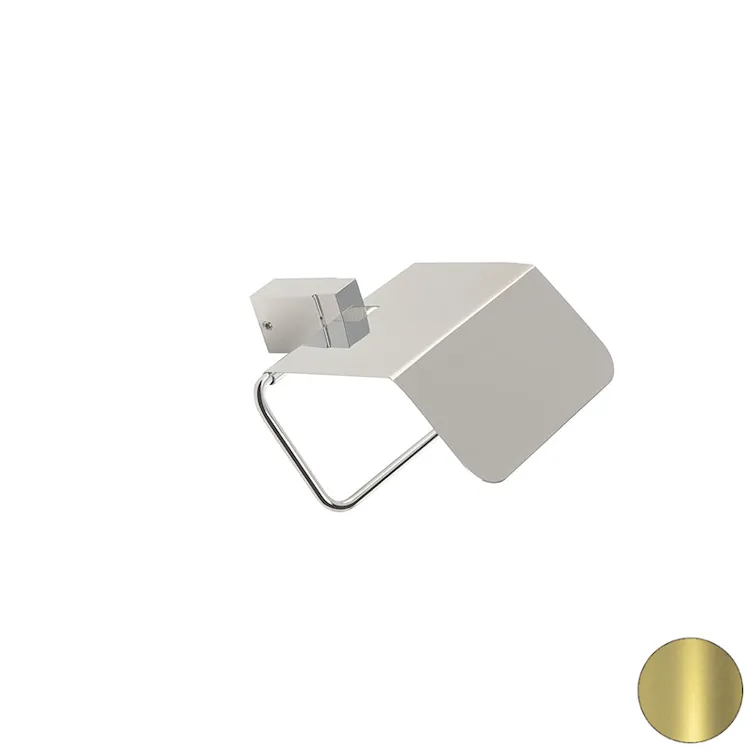 Gea porta rotolo con coperchio oro codice prod: 000GE11C16 product photo