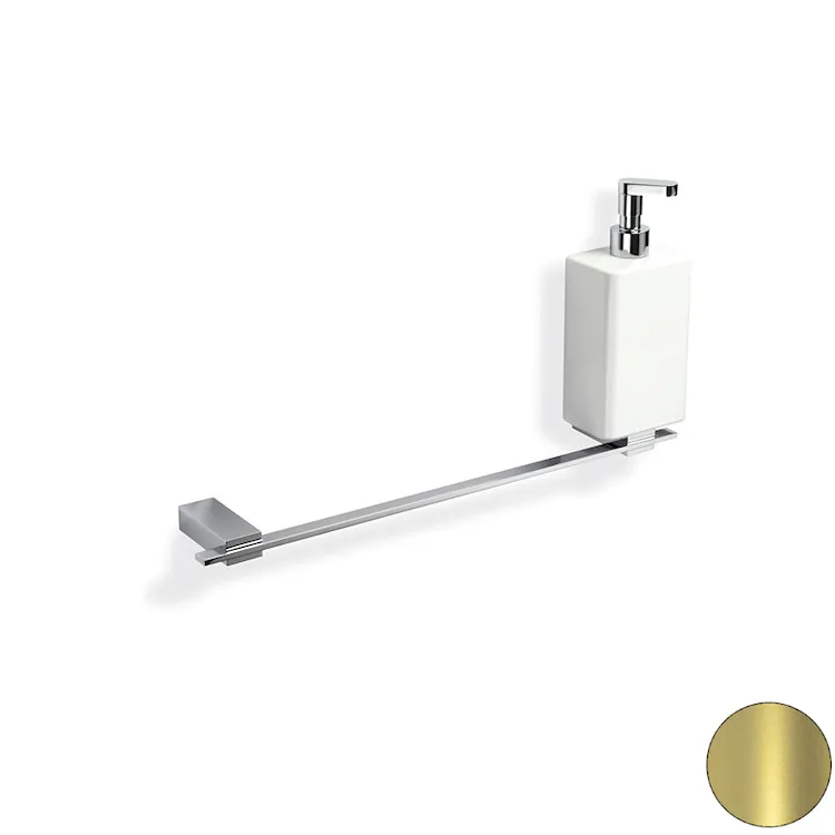 Gea porta salviette 47 cm con dispenser a parete oro codice prod: 000GE69D16 product photo