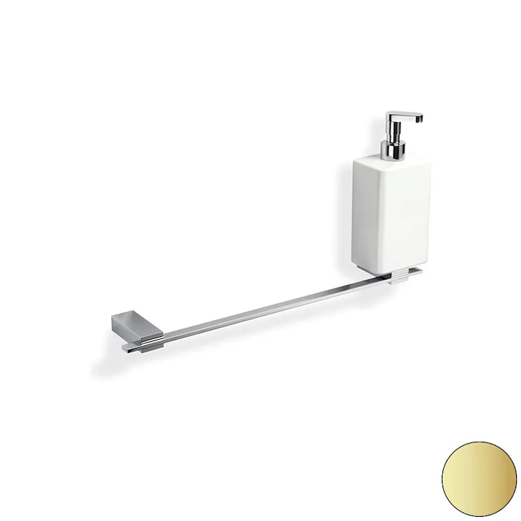 Gea porta salviette 47 cm con dispenser a parete oro opaco codice prod: 000GE69D18 product photo