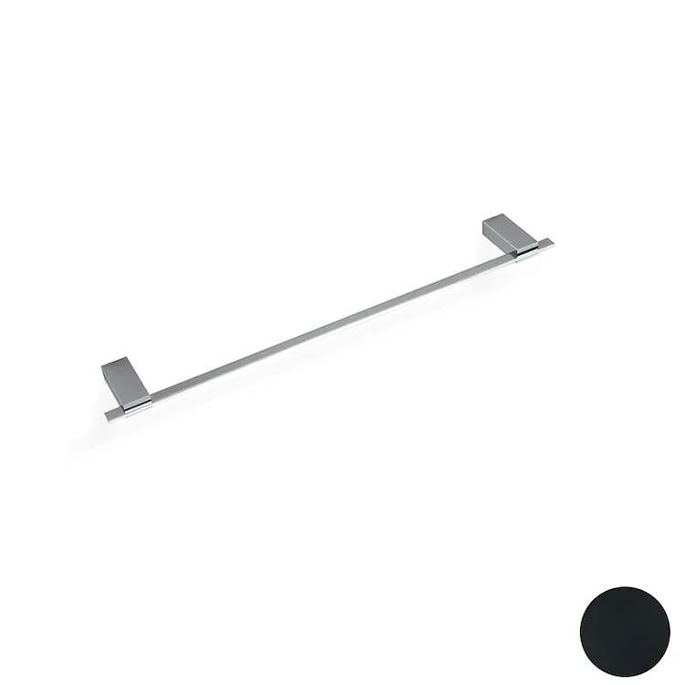 Gea porta salviette 56 cm a parete nickel nero satinato codice prod: 000GE0557 product photo