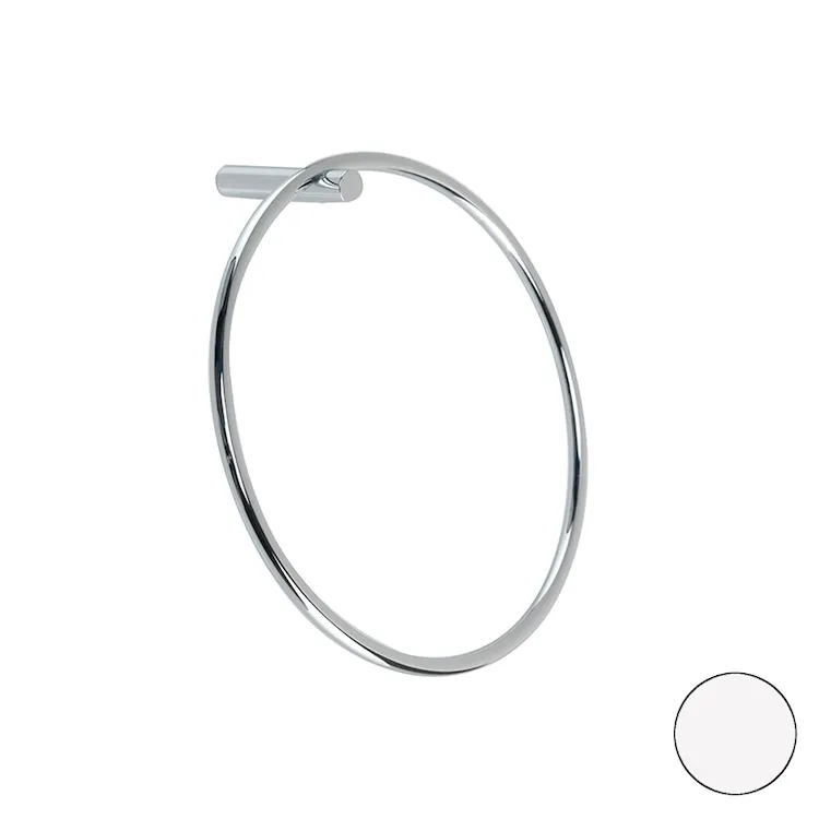 Hashi anello porta salviette a parete bianco opaco codice prod: 000HS0724 product photo