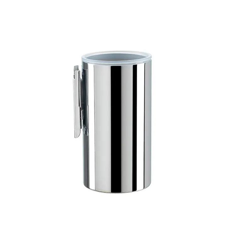 Hashi porta bicchiere in metallo a parete cromato codice prod: 000HS10M08 product photo