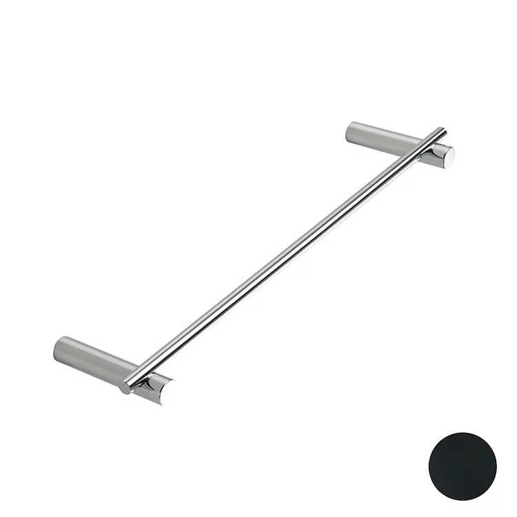 Hashi porta salviette 30 cm a parete nero opaco codice prod: 000HS0623 product photo