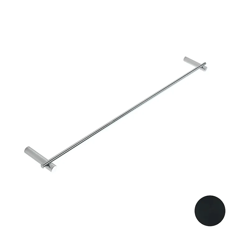 Hashi porta salviette 60 cm a parete nero opaco codice prod: 000HS0523 product photo