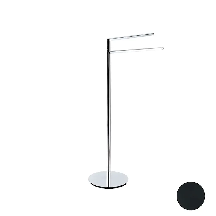 Living piantana porta salviette 2 bracci da appoggio nero cromato codice prod: 000LV1905 product photo