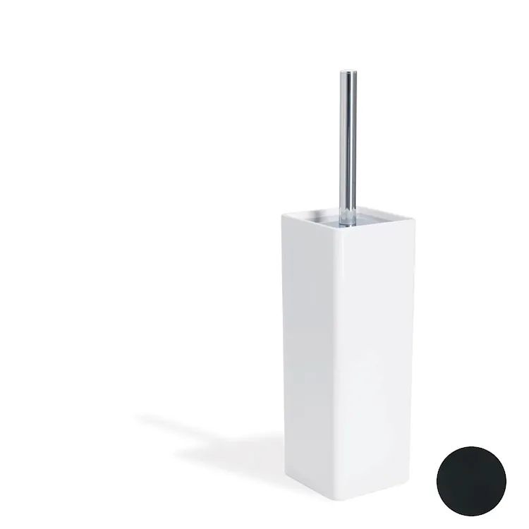 Living porta scopino da appoggio in ceramica manico nero opaco codice prod: 000LV12A23 product photo