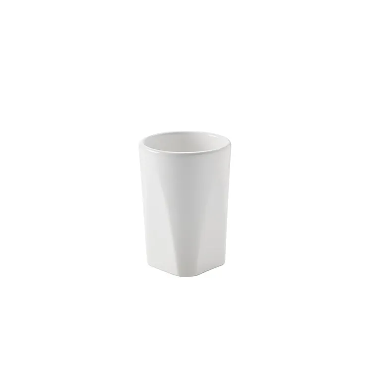 Liz bicchiere ceramica appoggio bianco codice prod: 000LZ10AP product photo