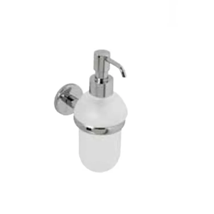Liz dispenser sapone vetro satinato a parete pompetta cromata codice prod: 000LZ30V08 product photo