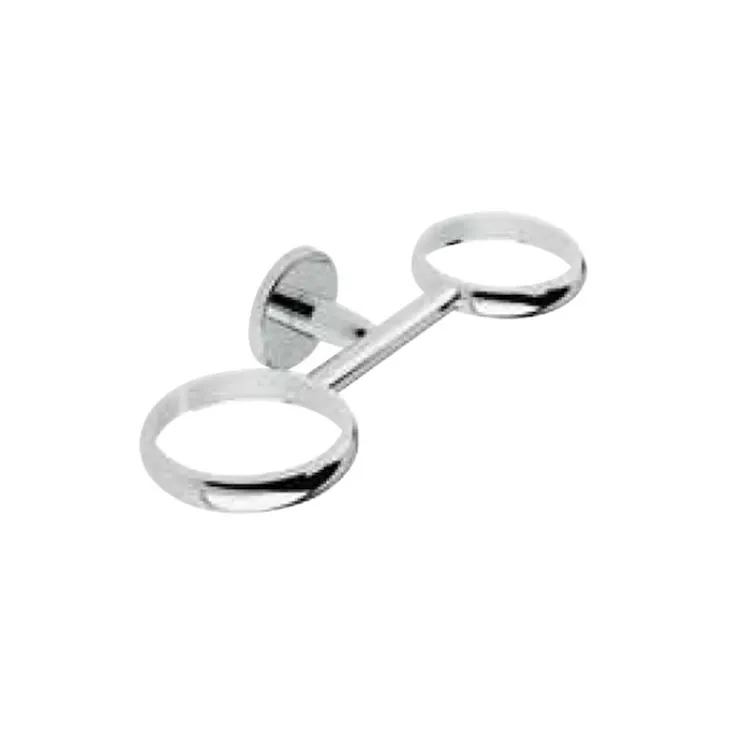 Liz porta salviette 49 cm 2 bracci cromato codice prod: 000LZ45.208 product photo